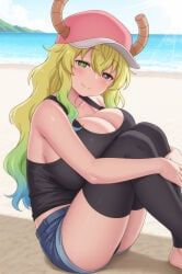 lucoa, lucoa_(maidragon), quetzalcoatl, quetzalcoatl_(dragon_maid), quetzalcoatl_(miss_kobayashi's_dragon_maid)