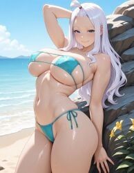 mirajane_strauss, fairy_tail, naughtyfeetai, 1girl, 1girls