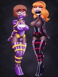 daphne_blake, velma_dinkley, scooby-doo, bearbuckscoffee, 2girls