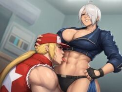 angel_(kof), terry_bogard, fatal_fury, king_of_fighters, king_of_fighters_xv
