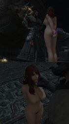 warrior_of_light_(ff14), bound, bound_wrists, captured, captured_female