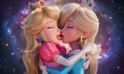 princess_peach, princess_rosalina, rosalina, rosalina_(mario), illumination_entertainment