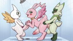 cupimon, digimon_(species), floragato, generation_9_pokemon, marineangemon