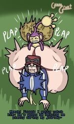 aipom, calem_(pokemon), pokemon, guavagrunt, 2boys