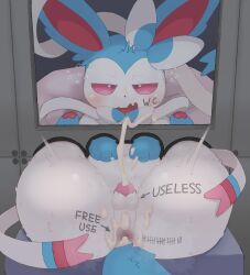 eeveelution, generation_6_pokemon, pokemon_(species), shiny_pokemon, sylveon