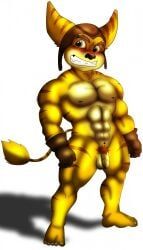 ratchet_(ratchet_and_clank), ratchet_and_clank, cursedmarked, 1boy, 5_fingers