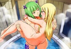 brandish_mew, lucy_heartfilia, fairy_tail, yeetyboi5000, 2girls