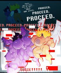 noelle_holiday, soul_(deltarune), susie_(deltarune), deltarune, mythology