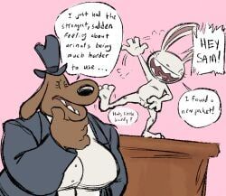 max_(sam_and_max), samuel_dog, sam_and_max, filthyopossum, 3_toes