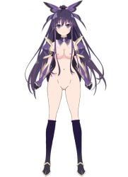 yatogami_tohka, assault_lily, date_a_live, ass_length_hair, beautiful_female