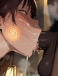 nyx_x, 1boy, 1girl, black_hair, blush