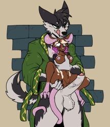60percentscalie, amputee, anthro, balls, big_balls