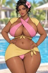 chatgpt, rgomez007, 1girls, belly_button, bikini