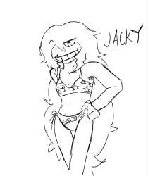 robloxian, roblox, bikini, creepy, evil_smile
