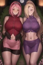 ino_yamanaka, sakura_haruno, naruto, patreon, aiwaifuhub