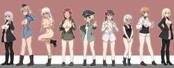 edytha_rossmann, erica_hartmann, gertrud_barkhorn, gundula_rall, hanna-justina_marseille