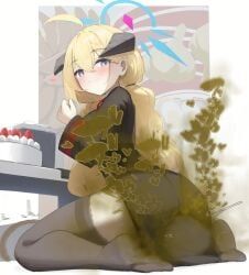 akari_(blue_archive), blue_archive, tsuchiro, big_ass, big_fart