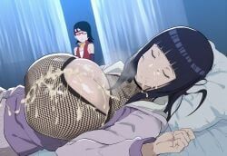 hyuuga_hinata, sarada_uchiha, uchiha_sarada, boruto:_naruto_next_generations, naruto_(series)