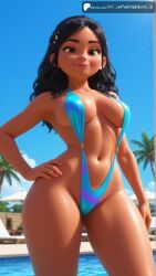 vanellope_von_schweetz, disney, wreck-it_ralph, aiuniverse56, 18yo