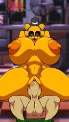 golden_freddy_(fnaf), five_nights_at_freddy's, flipaclip, papriko, thegeckodemon