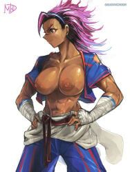 yasmine_(street_fighter), street_fighter, street_fighter_6, madd_horner, half_naked