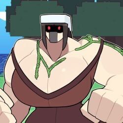 alex_(minecraft), iron_golem_(minecraft), minecraft, movailarts, call_me
