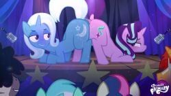 bonbon_(mlp), lyra_heartstrings_(mlp), starlight_glimmer, sunburst_(mlp), trixie_(mlp)