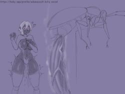 draenorkiller, bug, cockroach, dripping, dripping_pussy