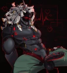 circuit_the_robot, them_nasties, balls, bodily_fluids, bottomwear