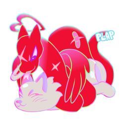 mythology, ambiguous_gender, angel, anthro, ass