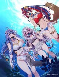 alear_(female)_(seaside_dragon)_(fire_emblem), alear_(fire_emblem), alear_(fire_emblem)_(female), lumera_(fire_emblem), veyle_(fire_emblem)