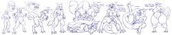 lord_magicpants, 4_toes, 5_toes, blue_and_white, breasts