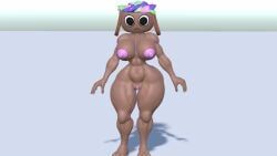 bassie_(dandy's_world), dandy's_world, dandys_world, anthro, big_breasts
