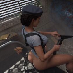 jill_valentine, resident_evil, psuedonym, abandoned_building, ass