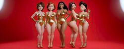 aunt_cass, colette_tatou, elastigirl, helen_parr, ming_lee
