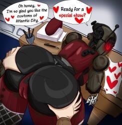 adelaide_(fallout_76), assaultron_(fallout), fallout, fallout_4, microsoft