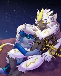 generation_7_pokemon, legendary_pokemon, lycanroc, midnight_lycanroc, mythical_pokemon