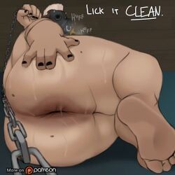 roadhog, overwatch, horkrugley, ass_spread, ass_worship