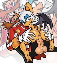 dr._eggman, eggman, rouge_the_bat, sega, sonic_(series)