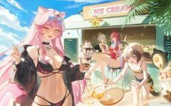 cecilia_immergreen, cecilia_immergreen_(holonatsu_paradise), chattino_(raora_panthera), elizabeth_rose_bloodflame, elizabeth_rose_bloodflame_(holonatsu_paradise)