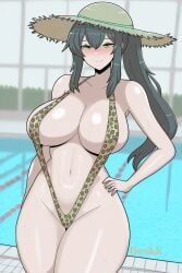 renee_graves, the_coffin_of_andy_and_leyley, deskk, 1girls, beach_hat