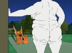 ling-ling, toot_braunstein, comedy_central, drawn_together, back_view