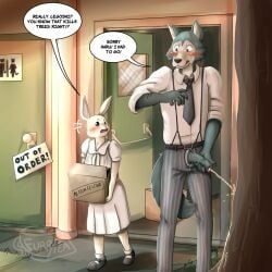 haru_(beastars), legoshi_(beastars), beastars, furrtea, accessory