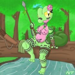 fan_character, fern_shinamori, generation_3_pokemon, pokemon_(species), treecko