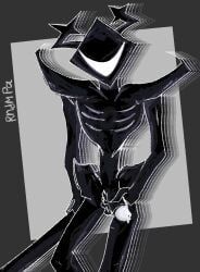roaring_knight, deltarune, rndmpa, ambiguous_gender, antlers