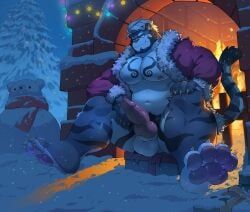 christmas, holidays, baiyushou, anthro, barazoku