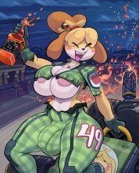 isabelle_(animal_crossing), animal_crossing, mario_bros, mario_kart, nintendo
