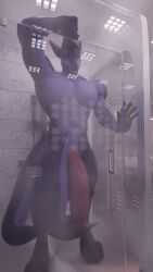 sebastian_(xstack3000), abs, anthro, aquatic, balls