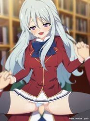 shiina_hiyori, classroom_of_the_elite, youkoso_jitsuryoku_shijou_shugi_no_kyoushitsu_e, kohei_moriya, 1boy