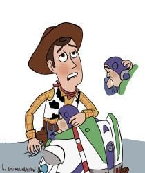 buzz_lightyear, woody_pride, disney, pixar, toy_story